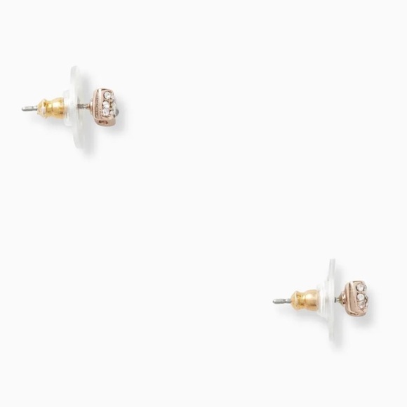 KATE SPADE • Rose Gold Ready Set Bow Earrings - Picture 4 of 5